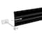 Azar Displays 5" H x 24" L Black C-Channel 600524-BLK - alternate 3
